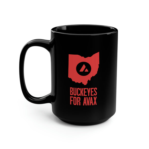 Buckeyes for Avax | Black Mug