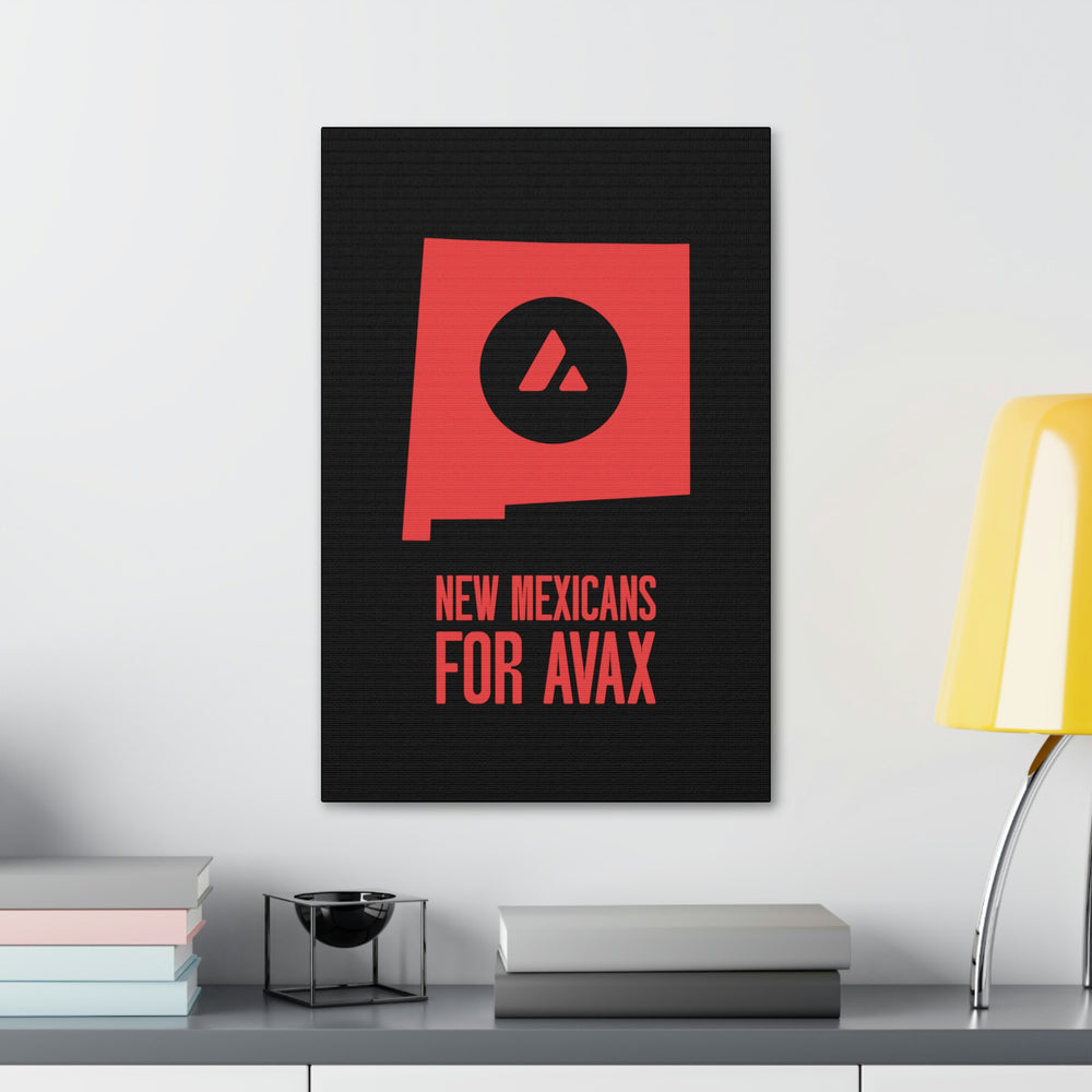 New Mexicans for Avax | Wall Canvas