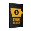 Iowans for Bitcoin | Wall Canvas