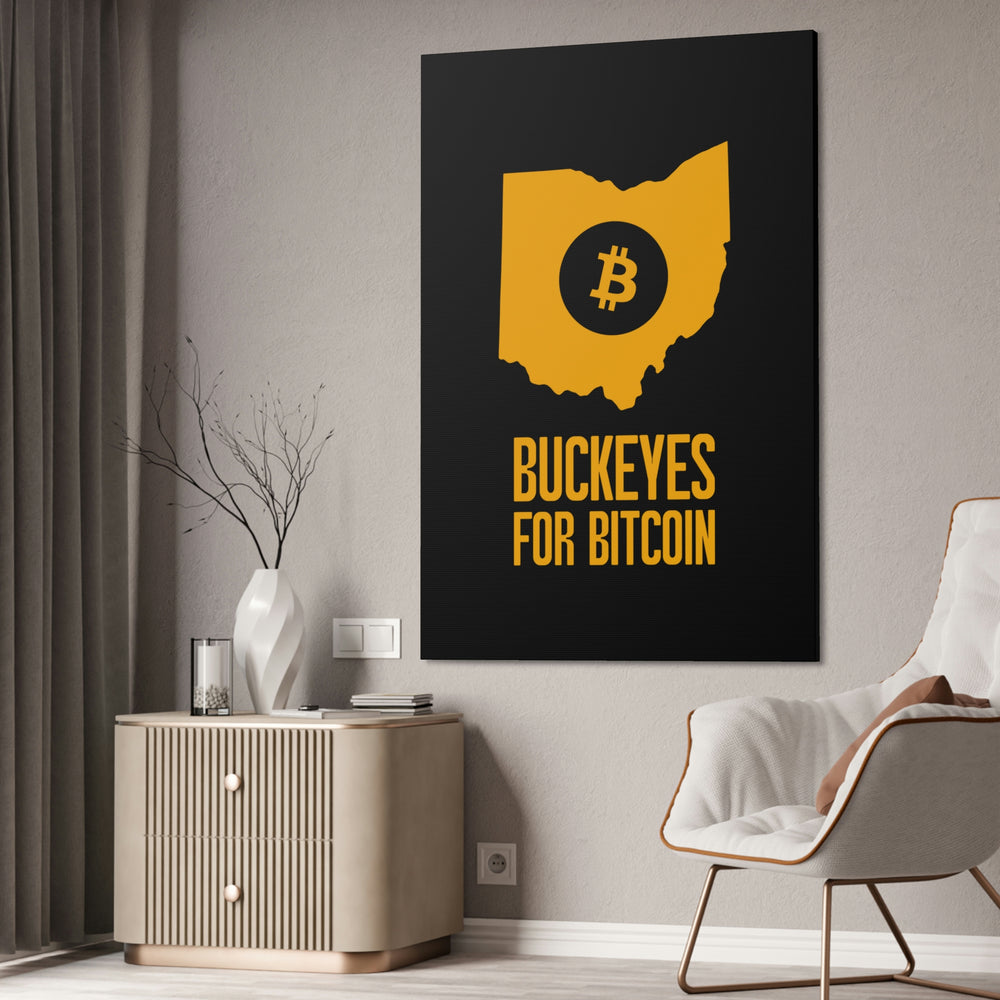 Buckeyes for Bitcoin | Wall Canvas