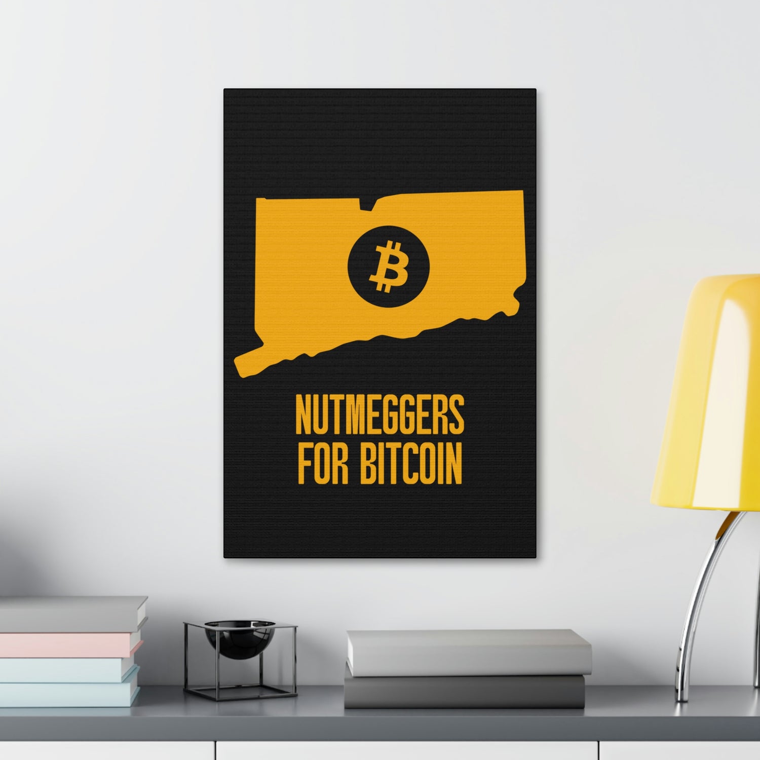 Nutmeggers for Bitcoin | Wall Canvas