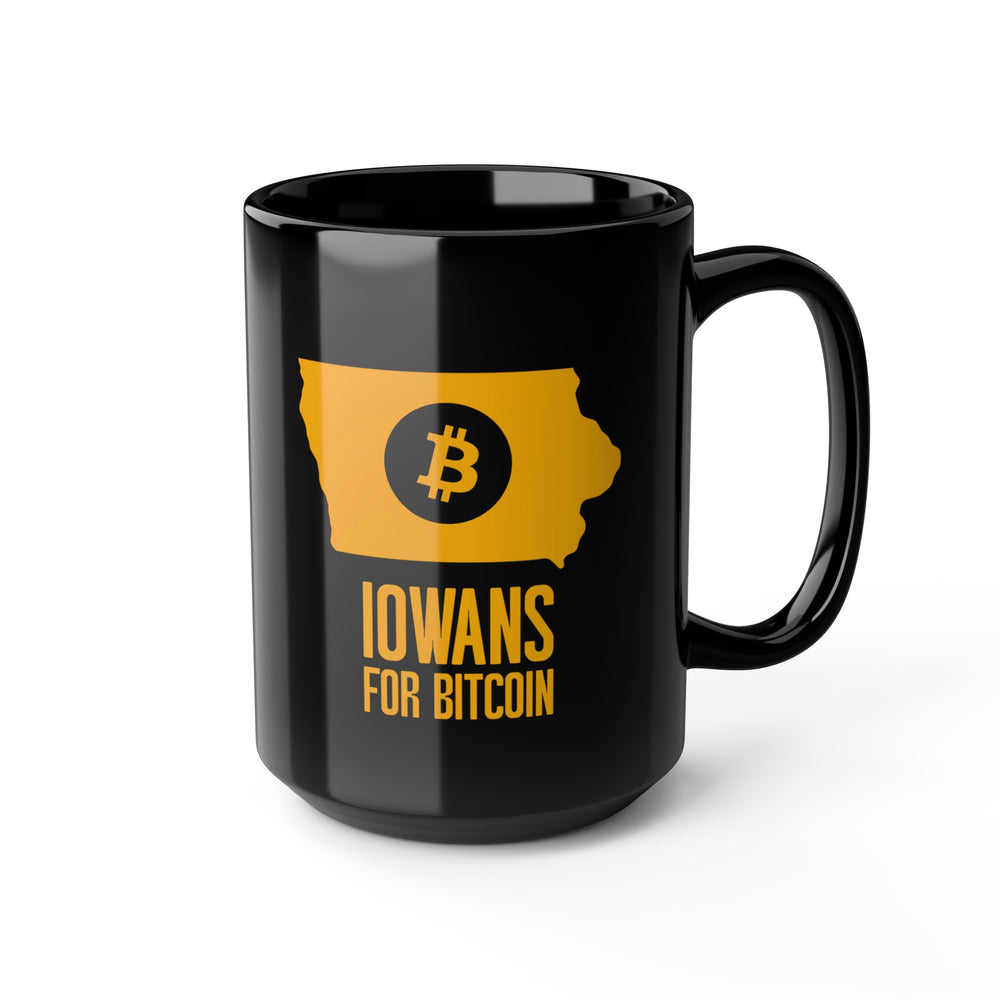 Iowans for Bitcoin | Black Mug