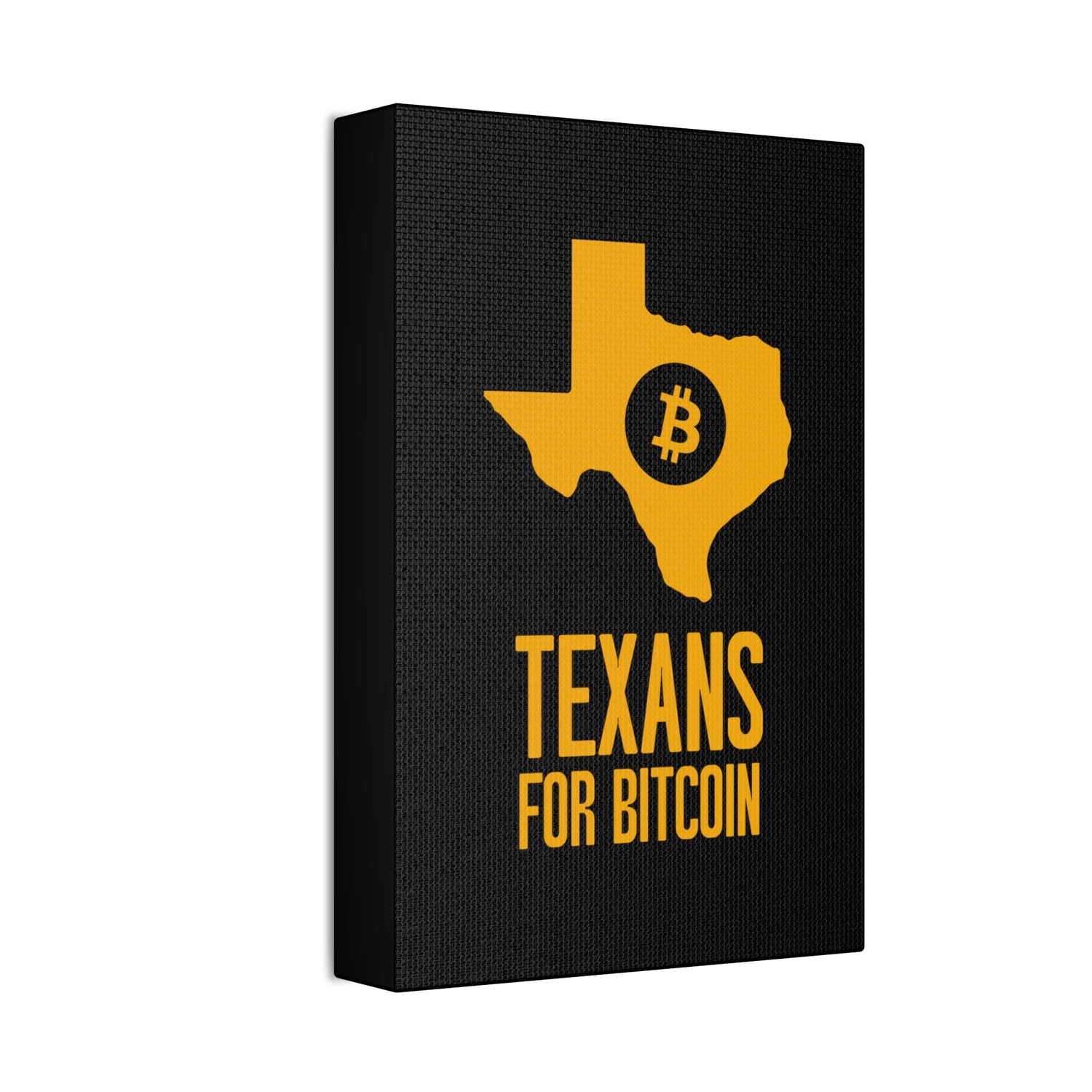 Texans for Bitcoin | Wall Canvas