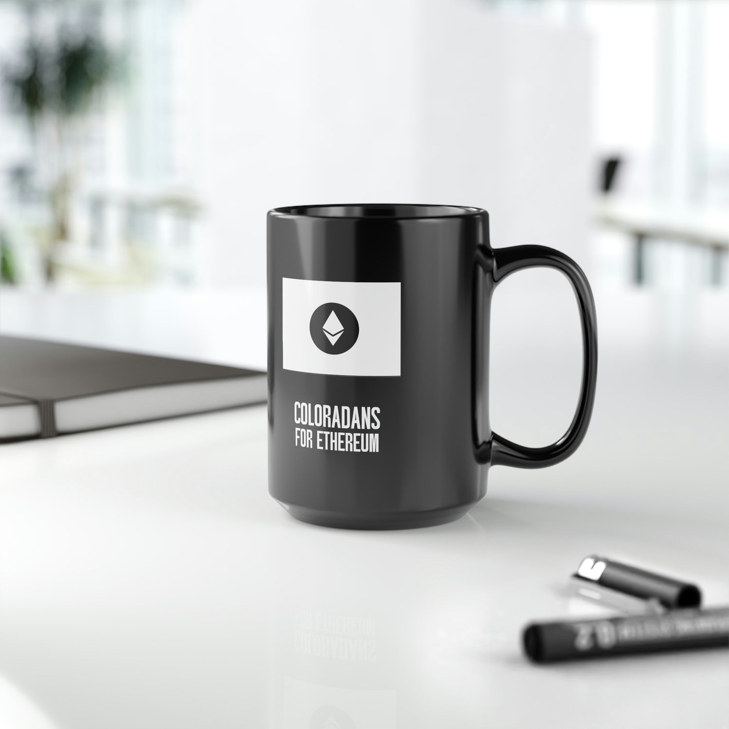 Coloradans for Ethereum | Black Mug