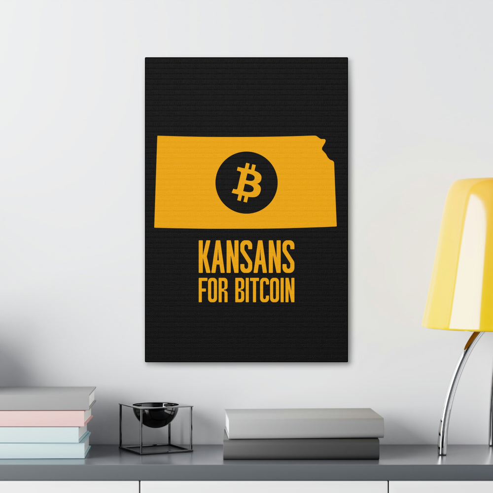 Kansans for Bitcoin | Wall Canvas