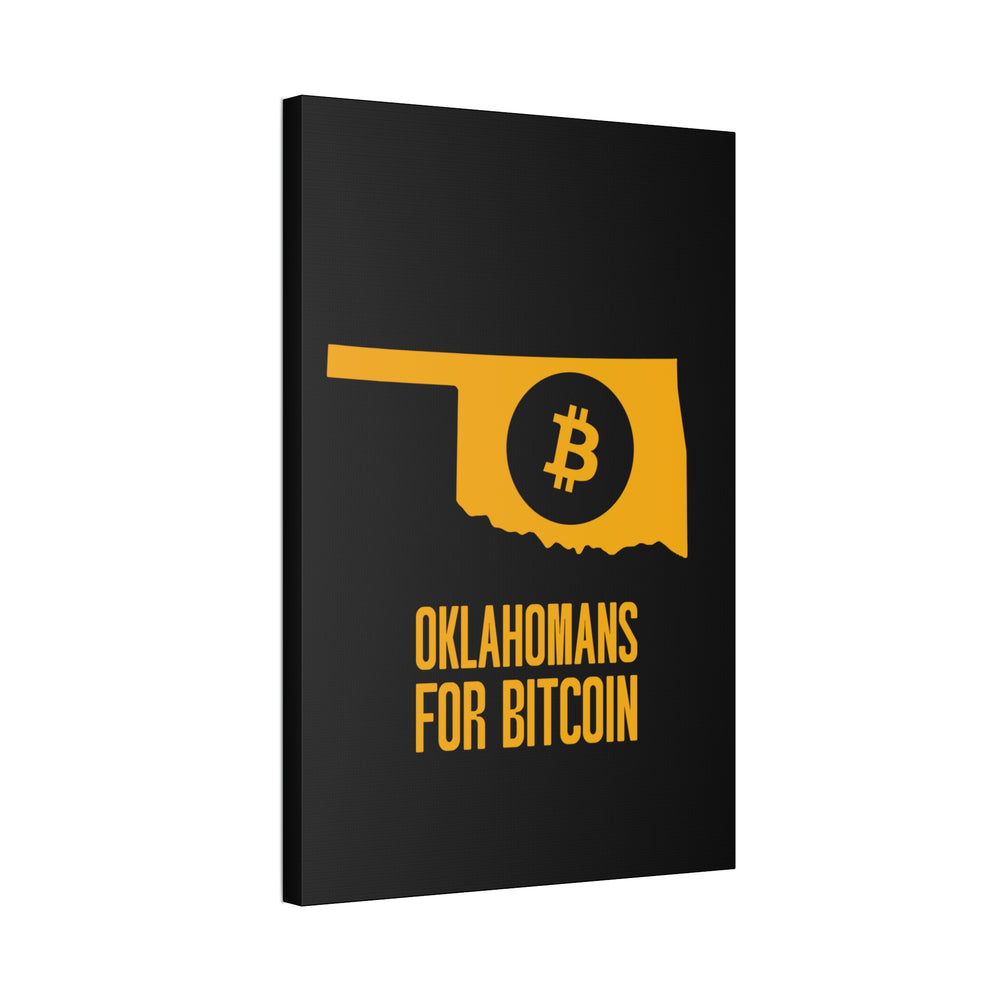 Oklahomans for Bitcoin | Wall Canvas