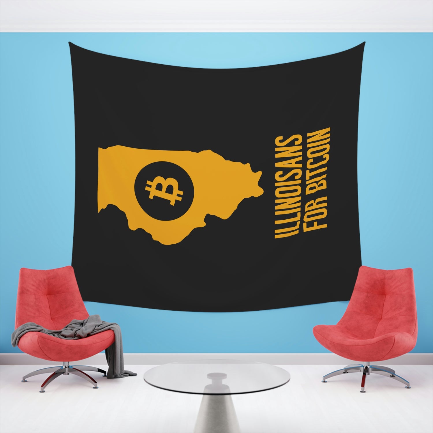 Illinoisans for Bitcoin | Wall Tapestry