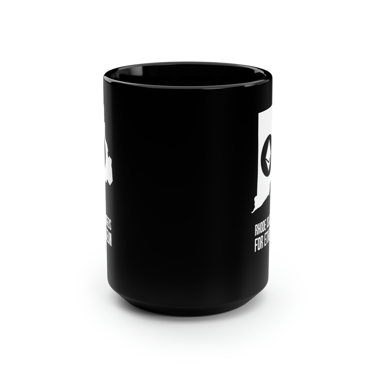 Rhode Islanders for Ethereum | Black Mug