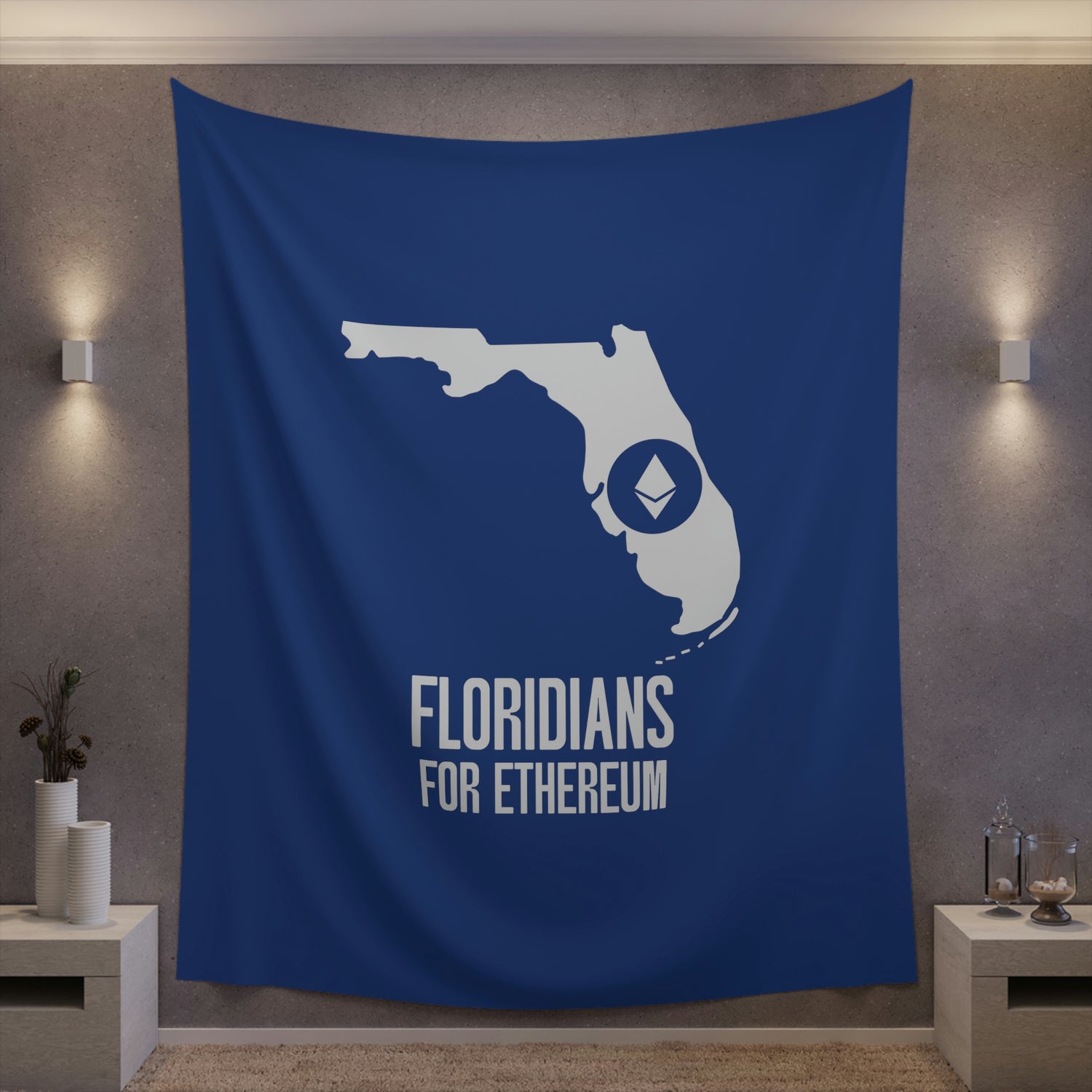 Floridians for Ethereum | Wall Tapestry