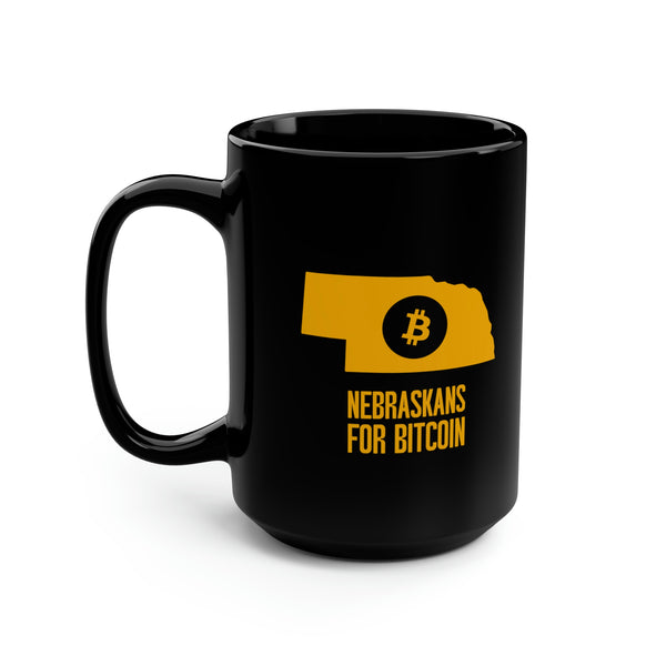 Nebraskans for Bitcoin | Black Mug