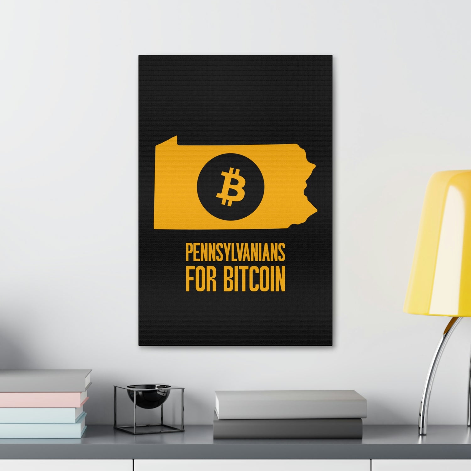 Pennsylvanians for Bitcoin | Wall Canvas