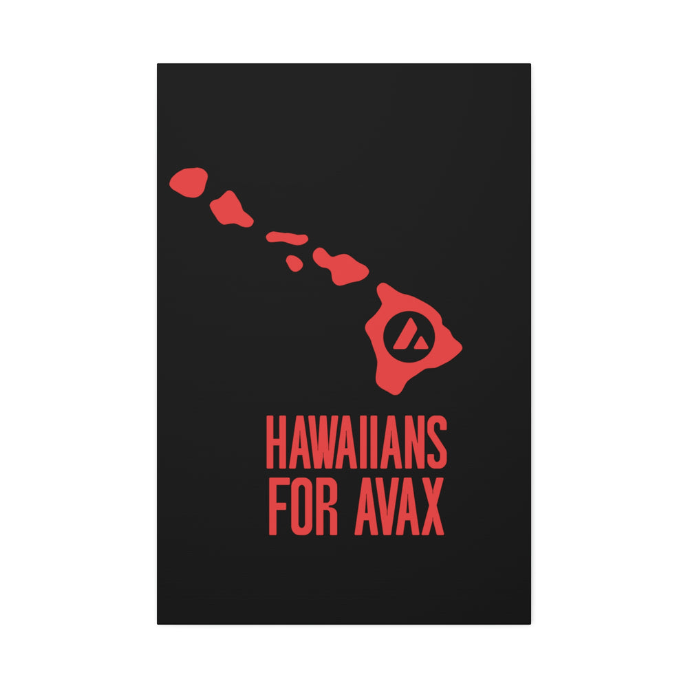 Hawaiians for Avax | Wall Canvas