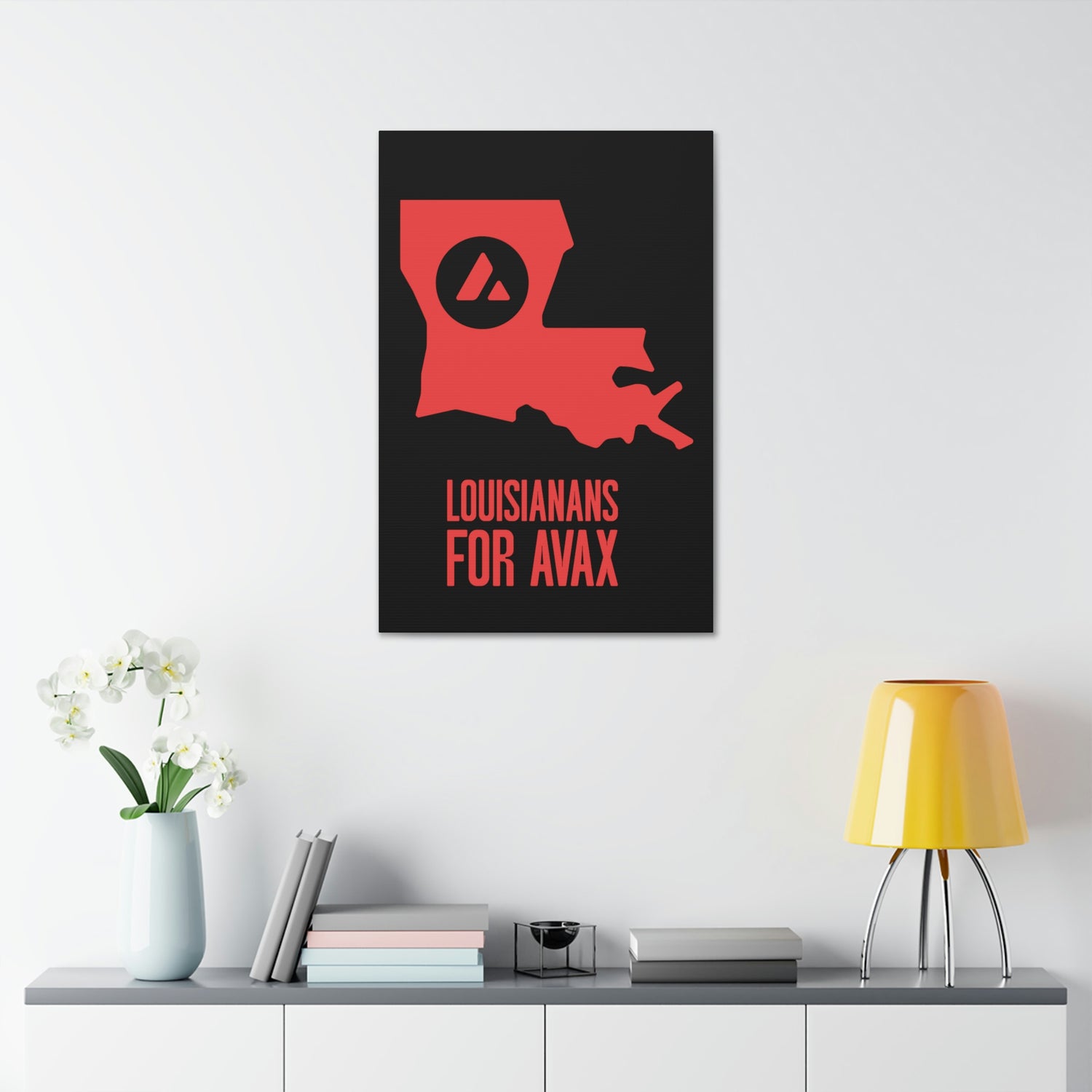 Louisianans for Avax | Wall Canvas