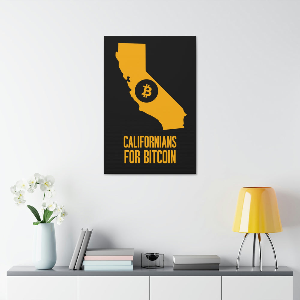 Californians for Bitcoin | Wall Canvas