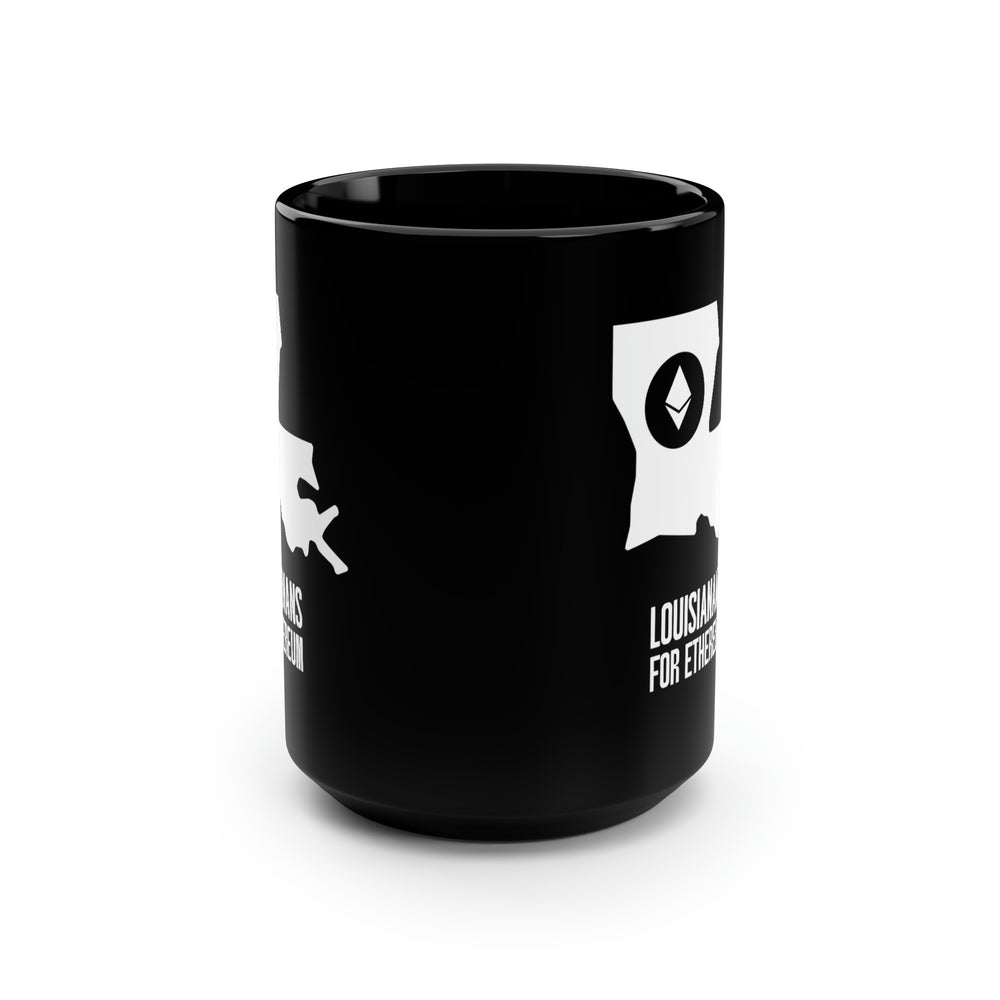 Louisianans for Ethereum | Black Mug