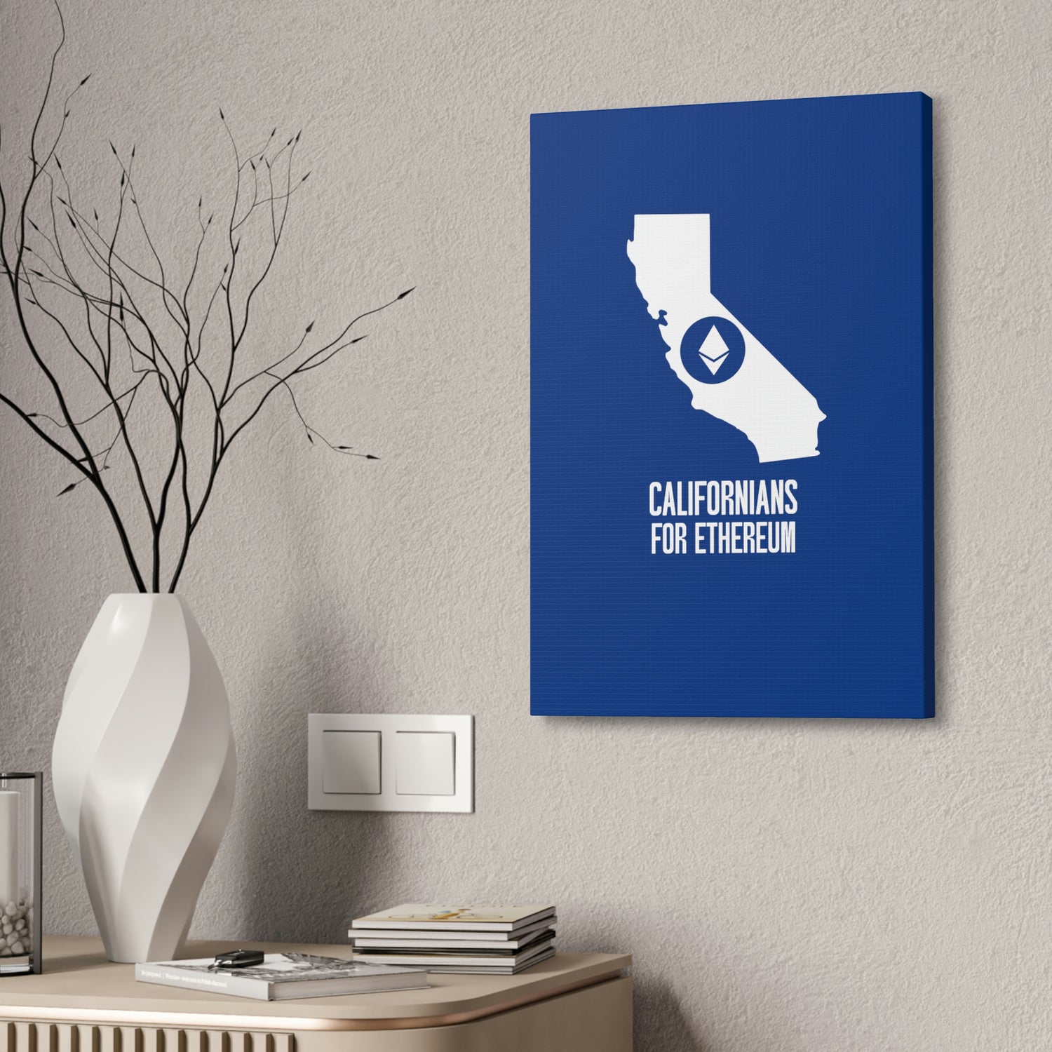 Californians for Ethereum | Wall Canvas