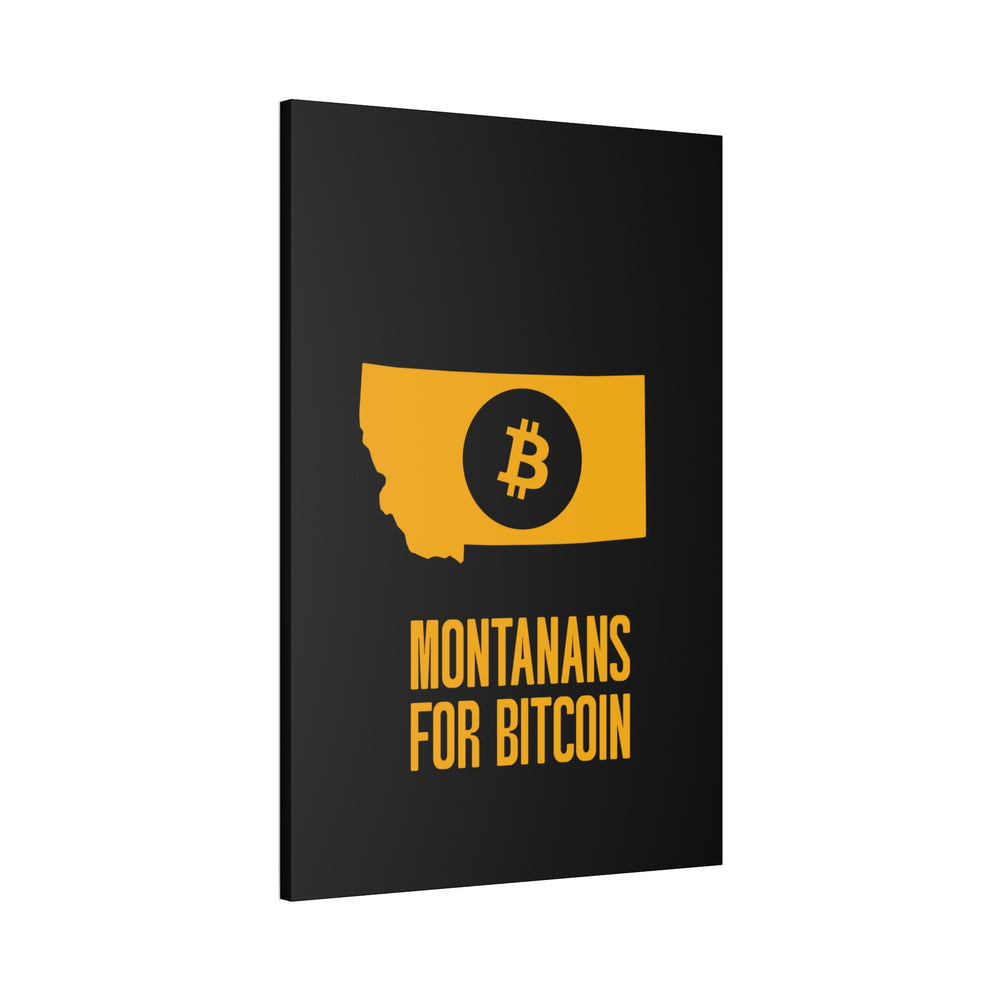 Montanans for Bitcoin | Wall Canvas