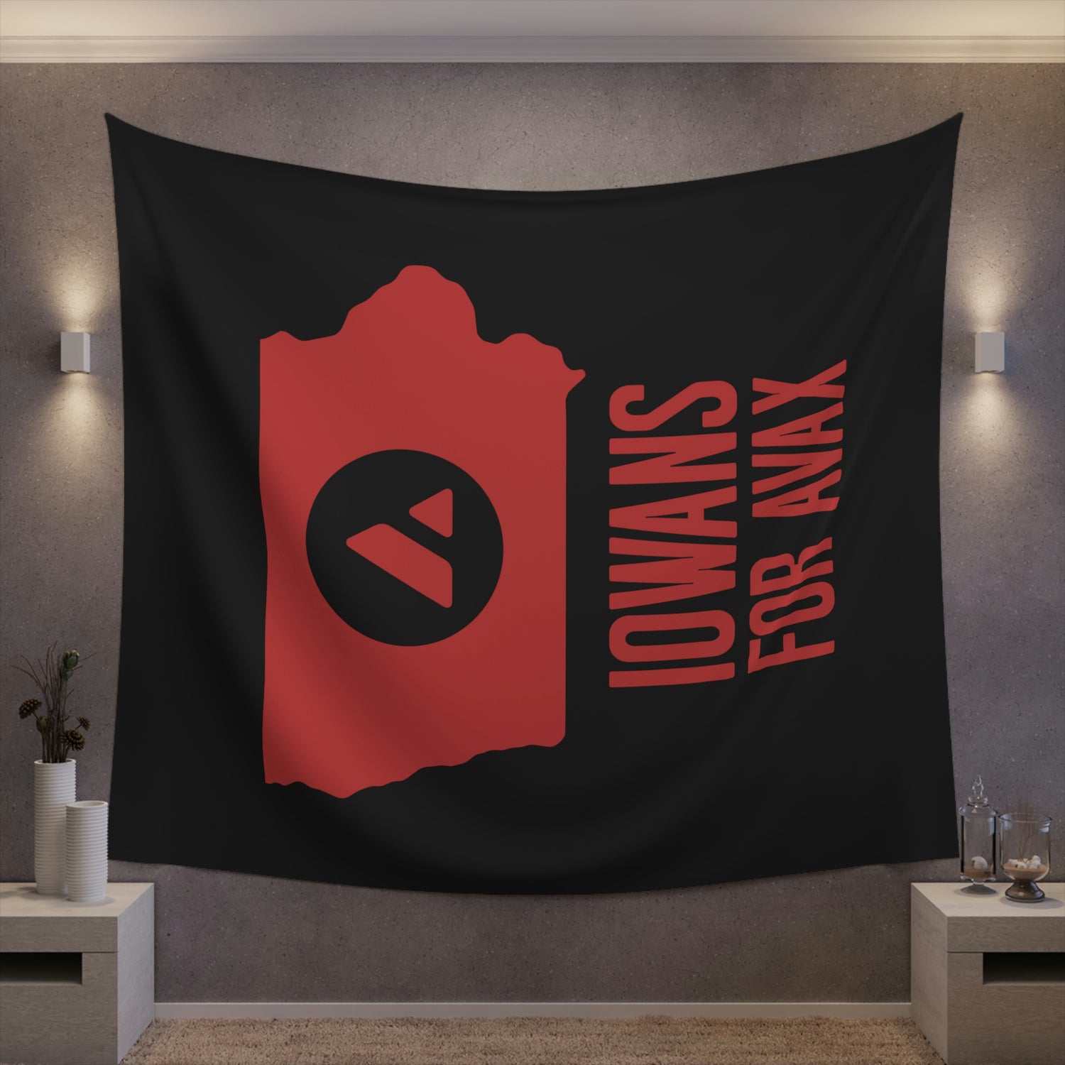 Iowans for Avax | Wall Tapestry