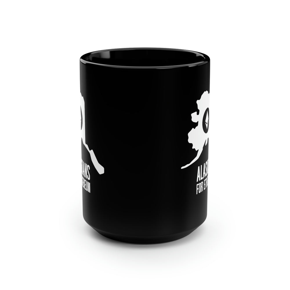 Alaskans for Ethereum | Black Mug