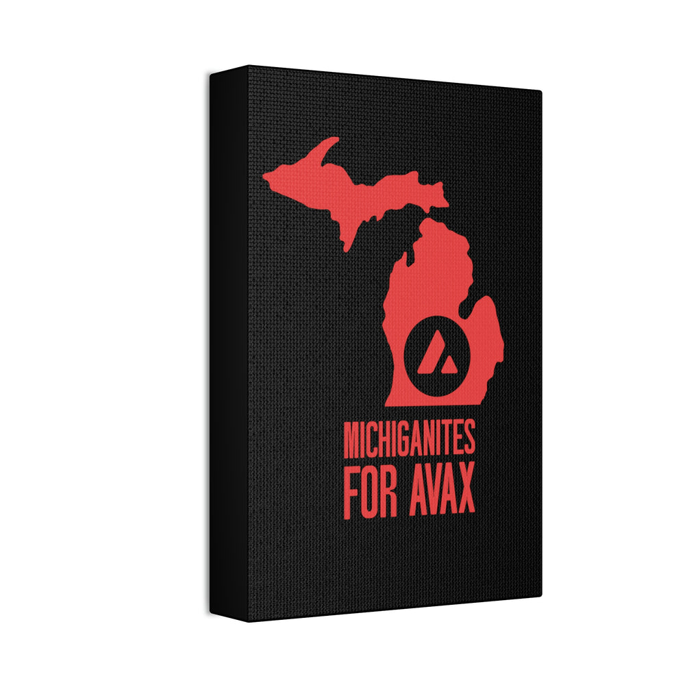 Michiganites for Avax | Wall Canvas