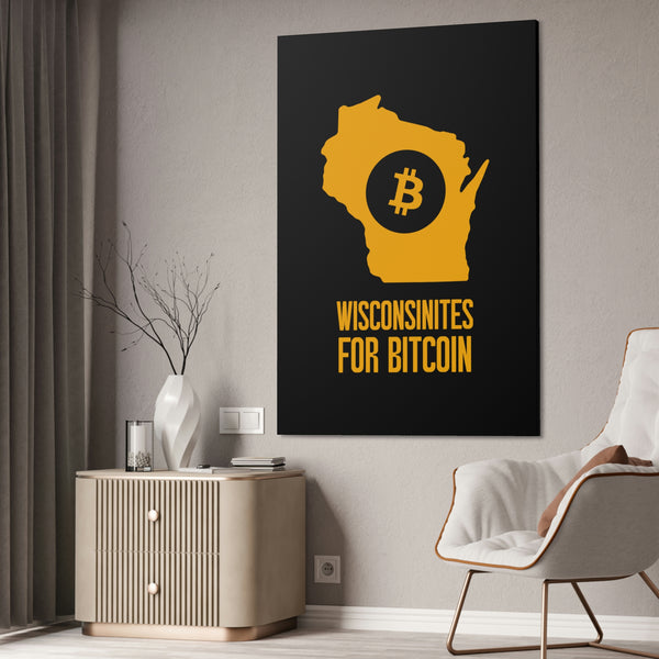 Wisconsinites for Bitcoin | Wall Canvas