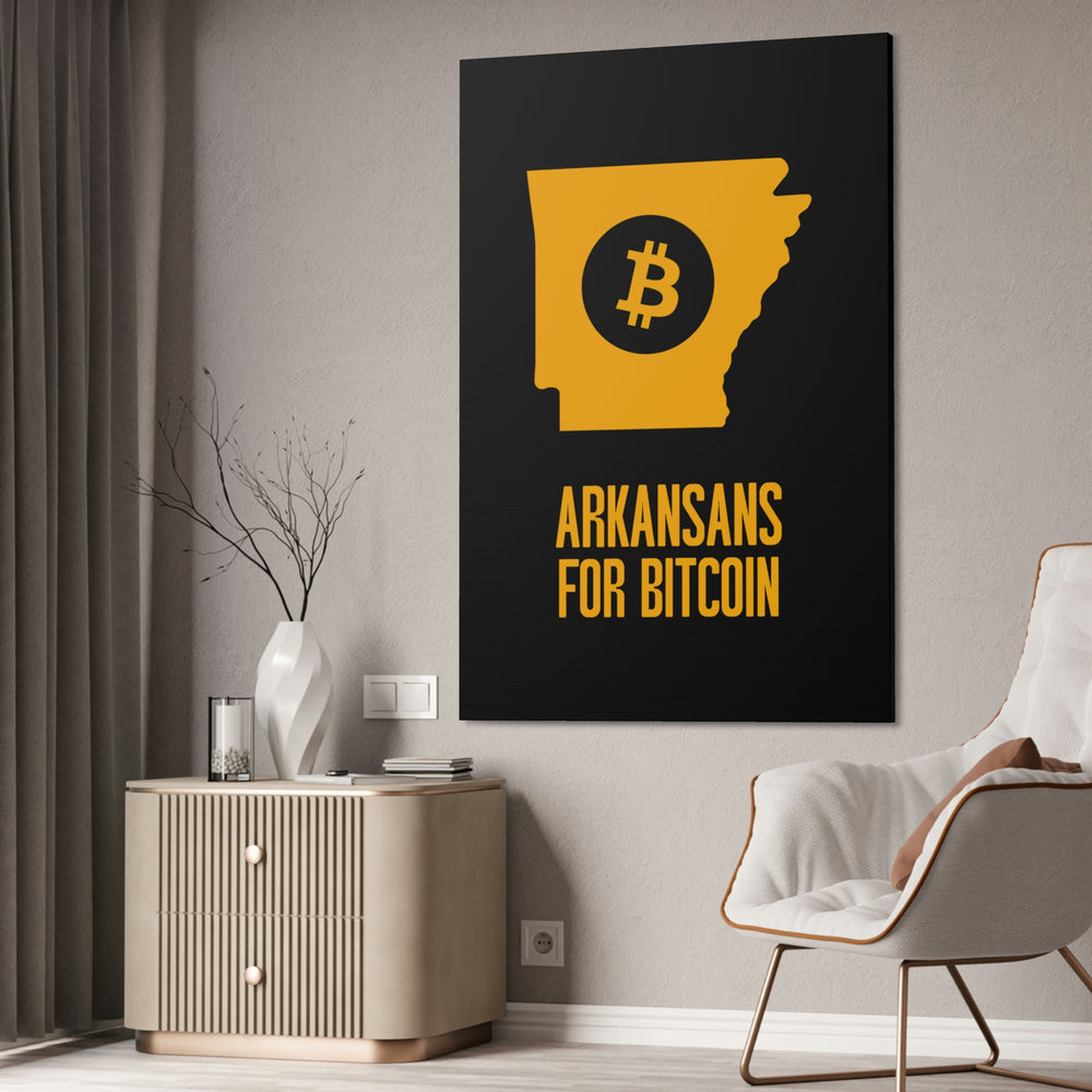 Arkansans for Bitcoin | Wall Canvas