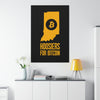 Hoosiers for Bitcoin | Wall Canvas