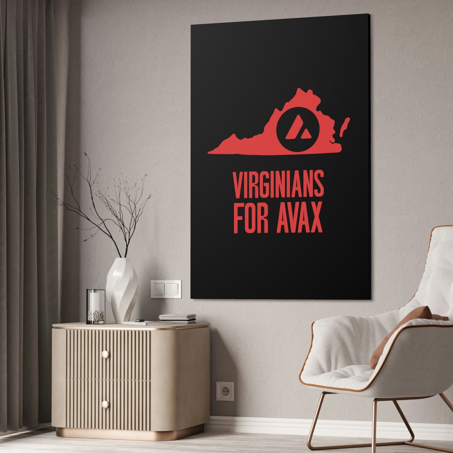 Virginians for Avax | Wall Canvas