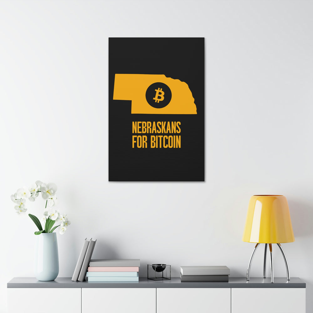 Nebraskans for Bitcoin | Wall Canvas