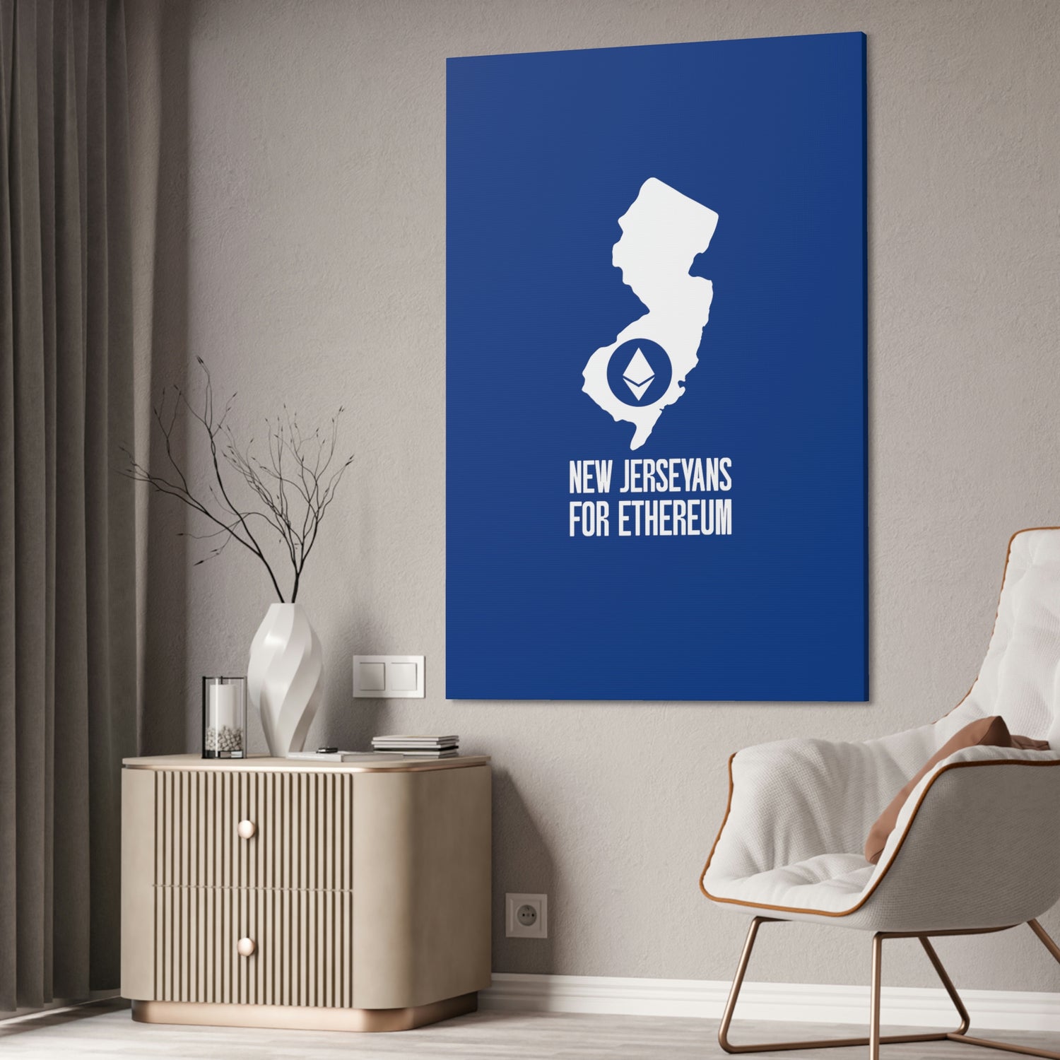 New Jerseyans for Ethereum | Wall Canvas