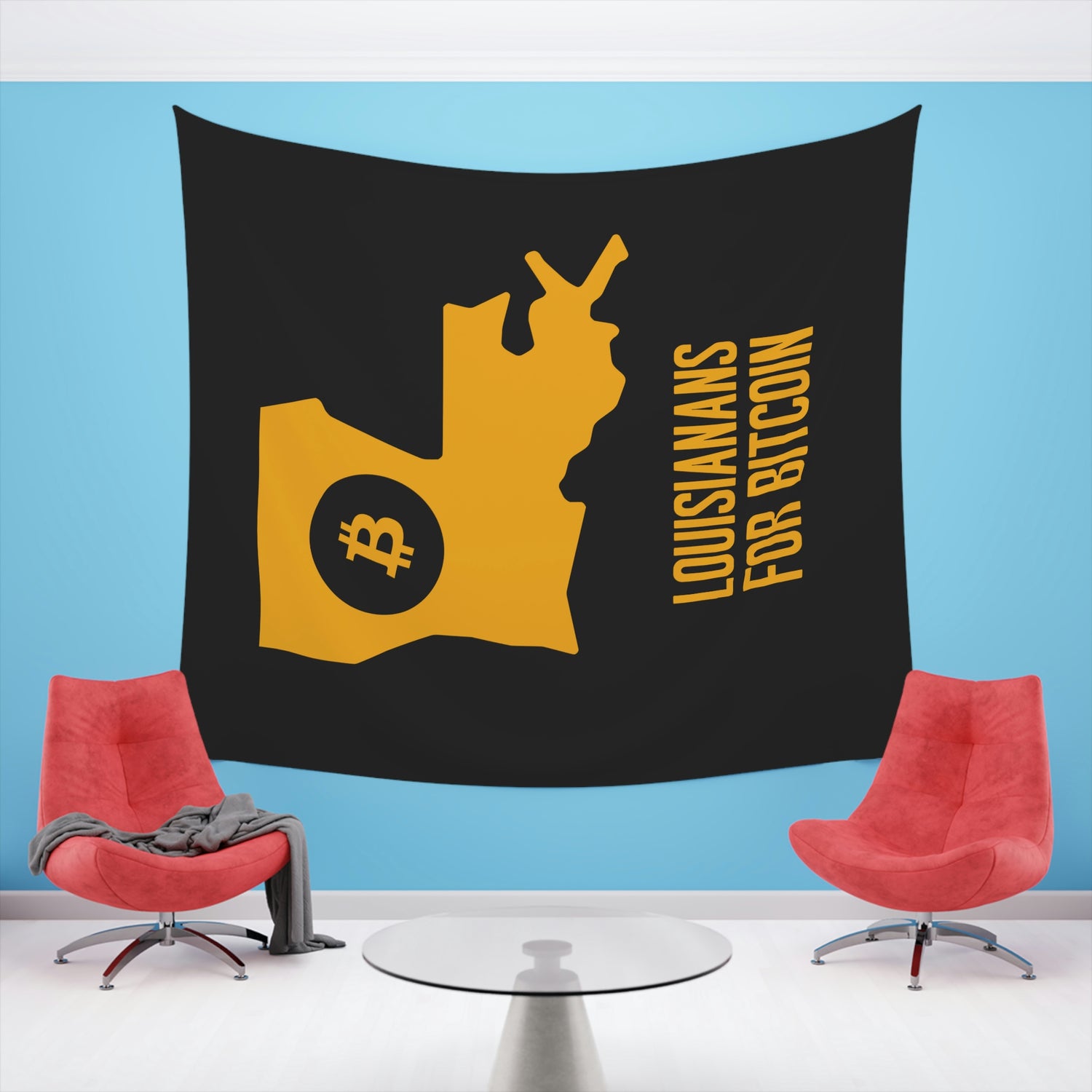 Louisianans for Bitcoin | Wall Tapestry