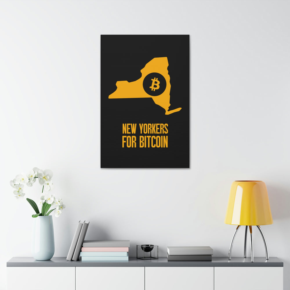 New Yorkers for Bitcoin | Wall Canvas