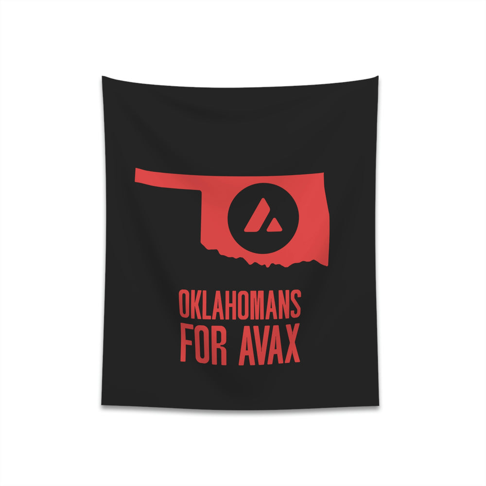 Oklahomans for Avax | Wall Tapestry