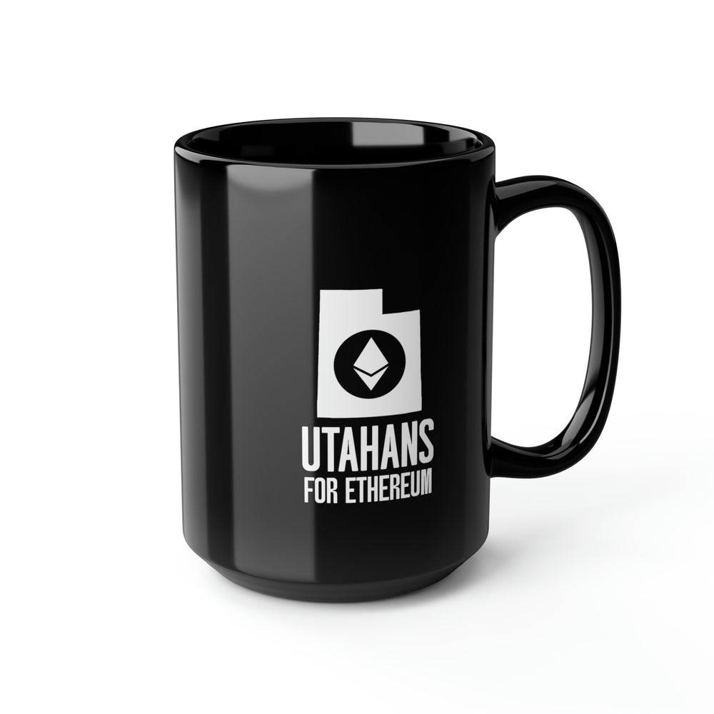 Utahans for Ethereum | Black Mug