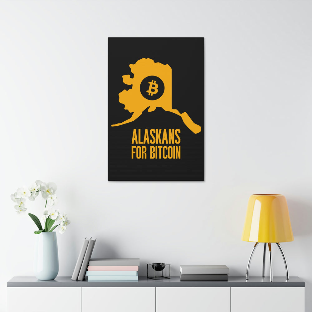 Alaskans for Bitcoin | Wall Canvas