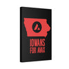 Iowans for Avax | Wall Canvas