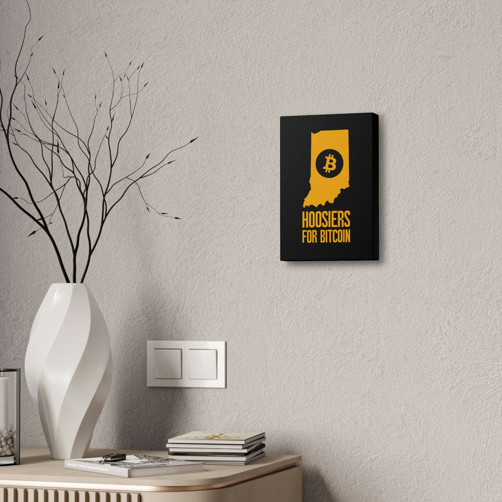 Hoosiers for Bitcoin | Wall Canvas