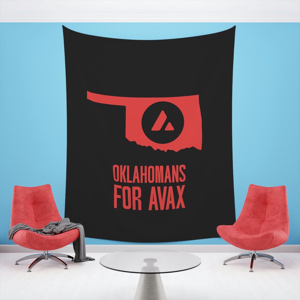 Oklahomans for Avax | Wall Tapestry