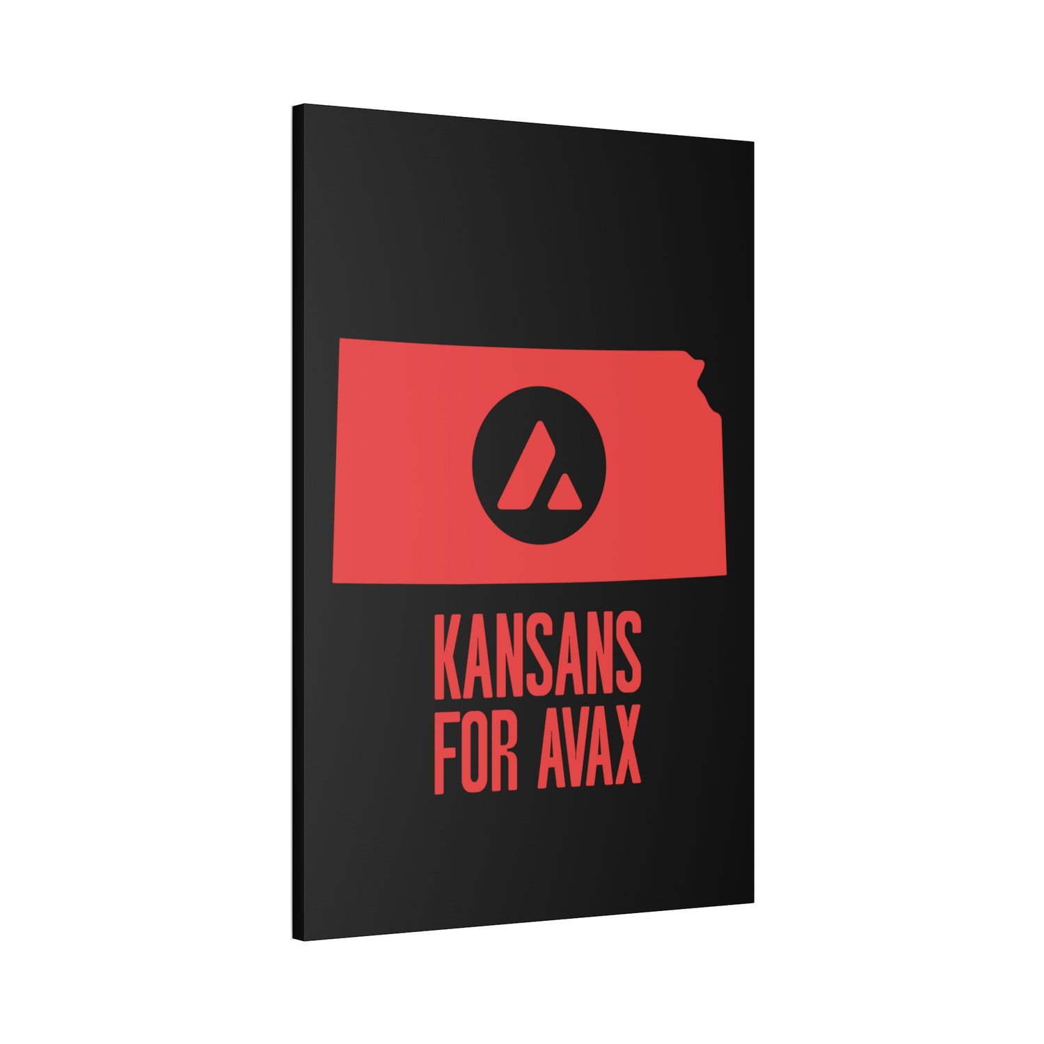 Kansans for Avax | Wall Canvas