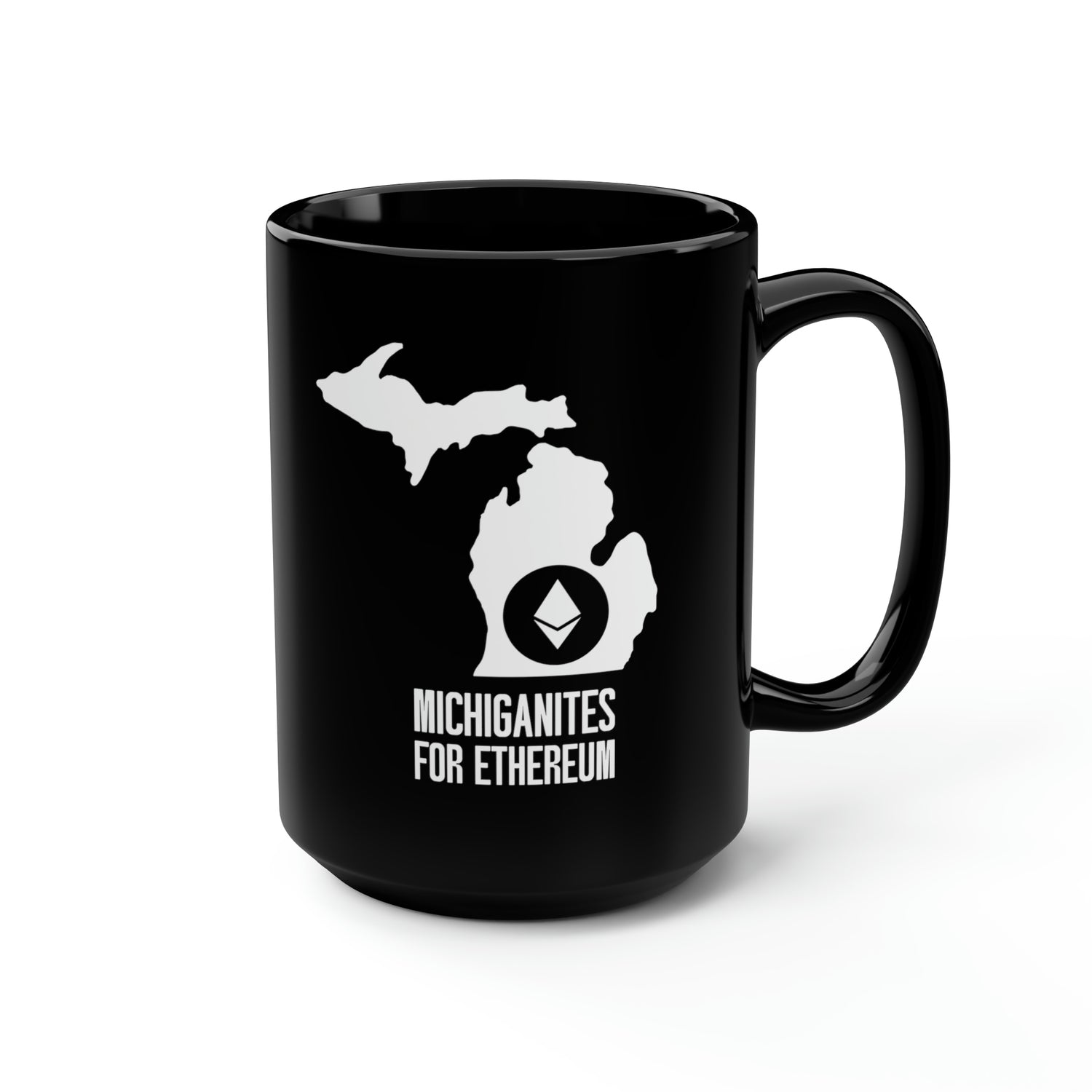 Michiganites for Ethereum | Black Mug