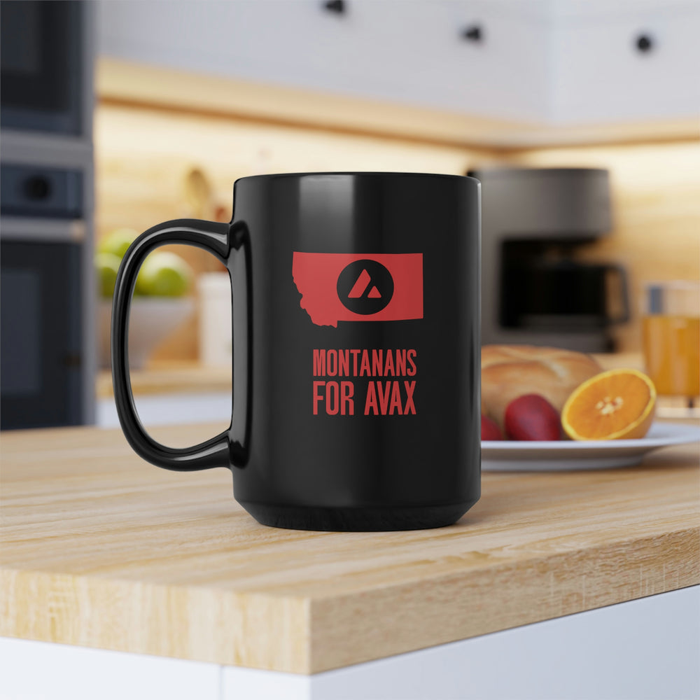 Montanans for Avax | Black Mug