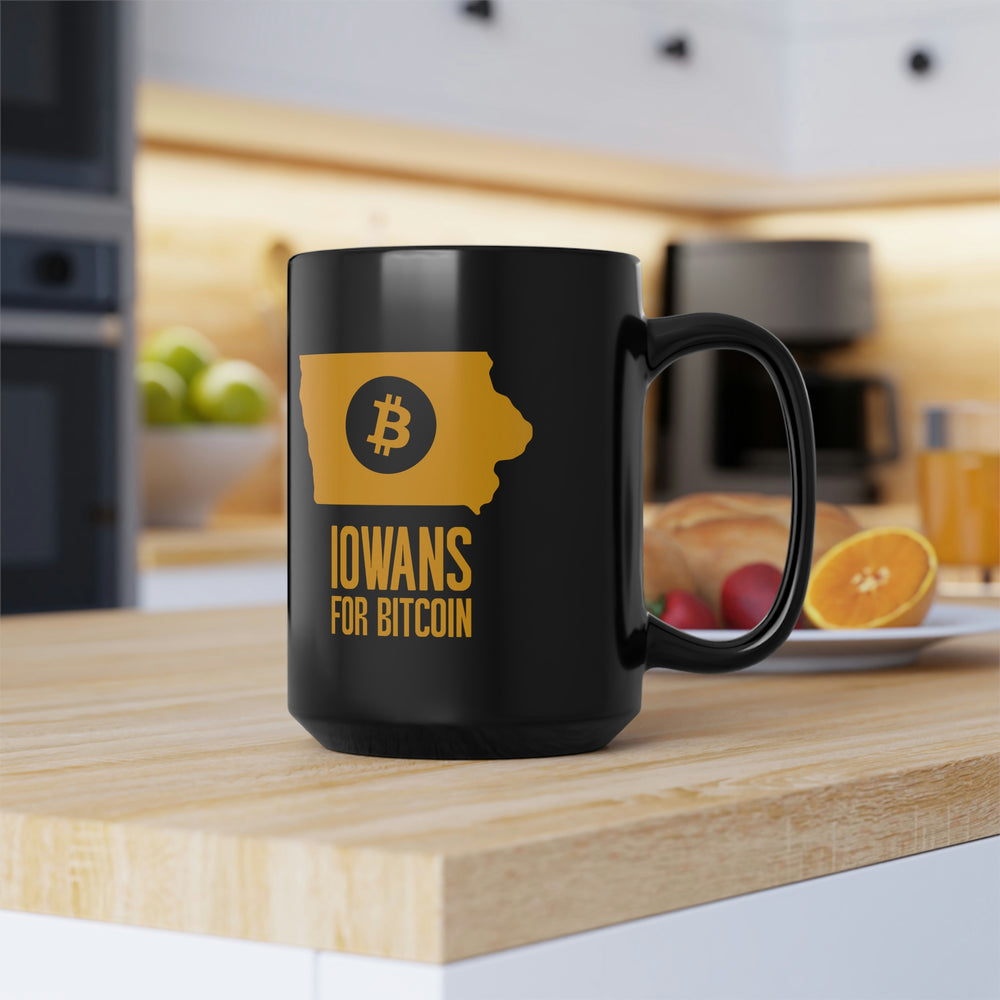 Iowans for Bitcoin | Black Mug