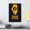 Illinoisans for Bitcoin | Wall Canvas