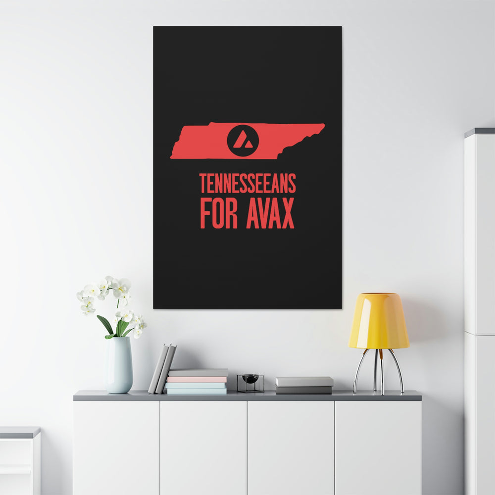 Tennesseeans for Avax | Wall Canvas