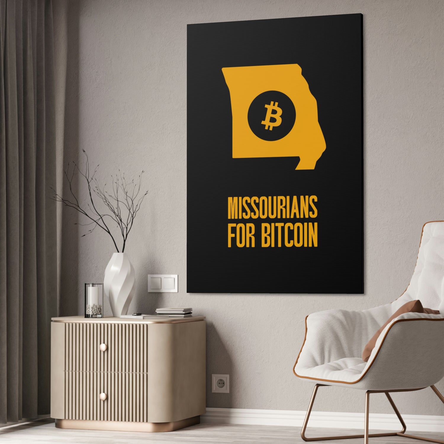 Missourians for Bitcoin | Wall Canvas