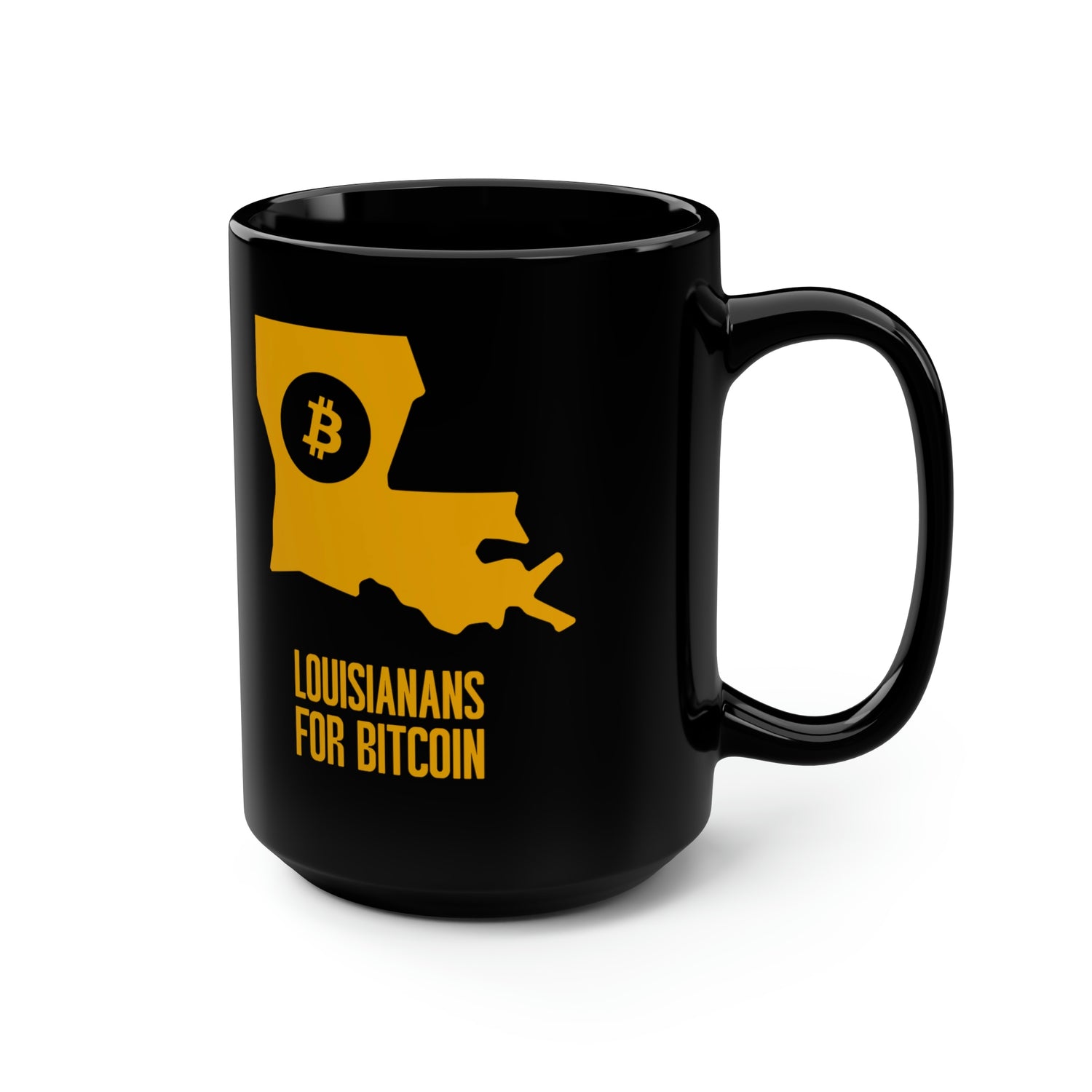 Louisianans for Bitcoin | Black Mug