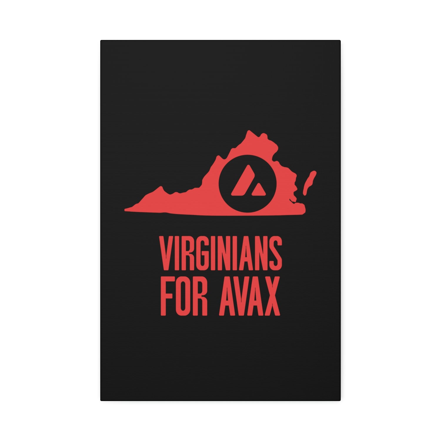 Virginians for Avax | Wall Canvas