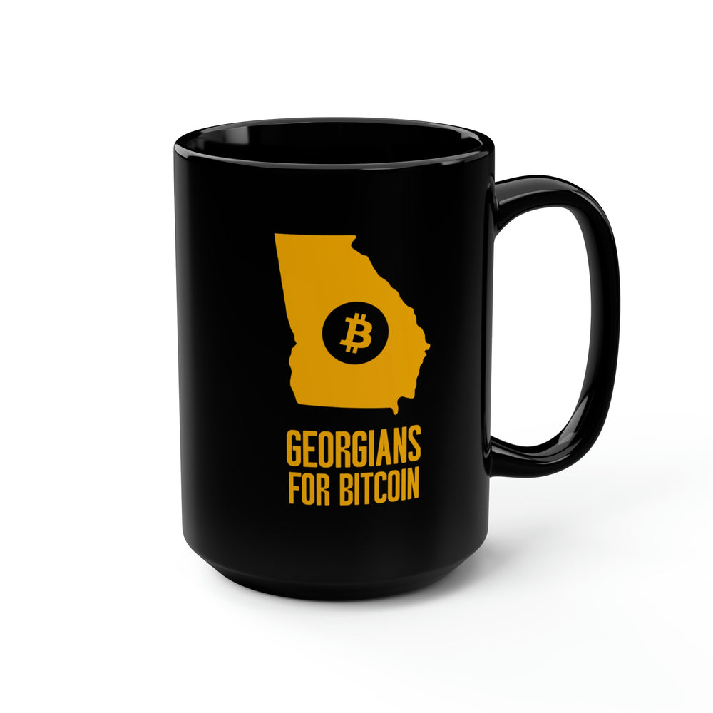 Georgians for Bitcoin | Black Mug