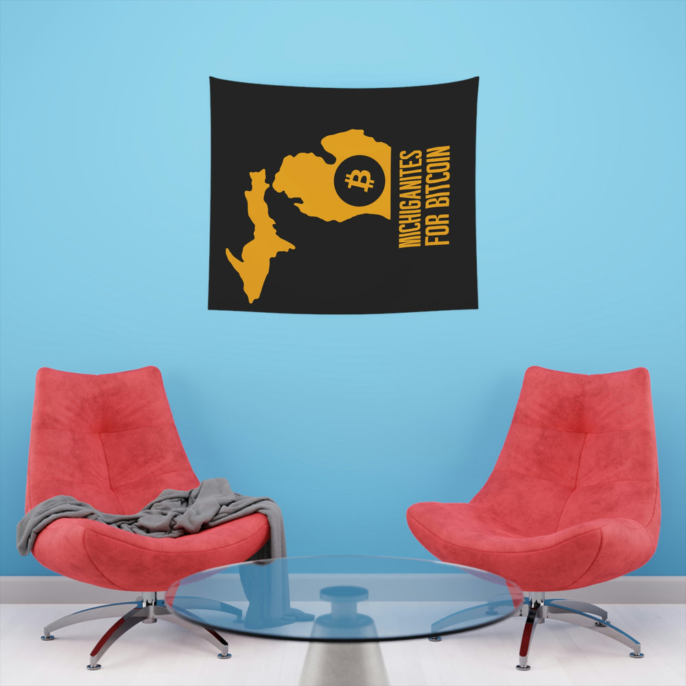 Michiganites for Bitcoin | Wall Tapestry