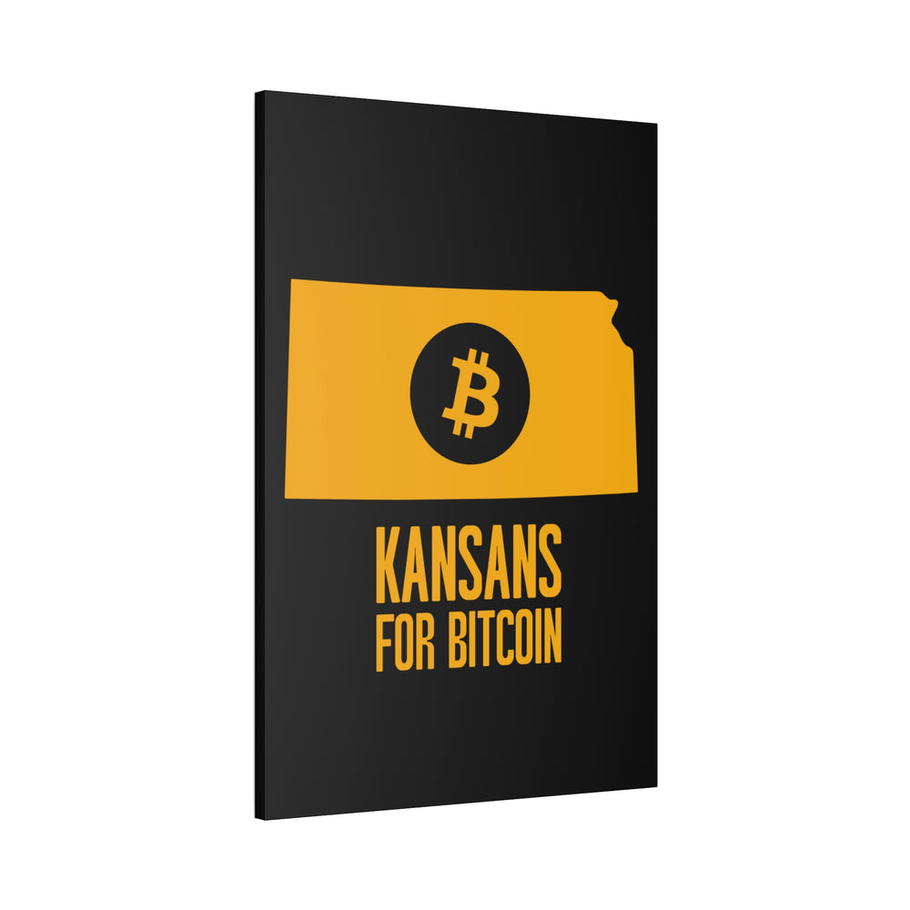 Kansans for Bitcoin | Wall Canvas